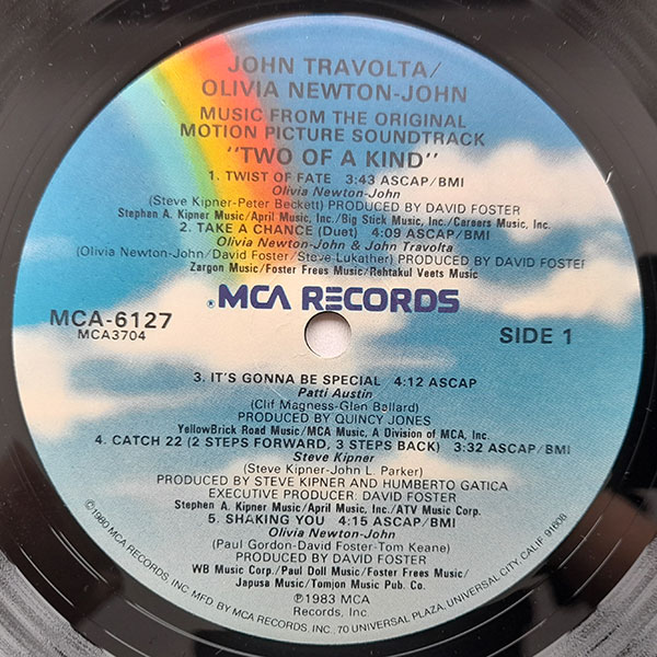 Various - Two Of A Kind - Music From The Original Motion Picture Soundtrack - Obrázek 4