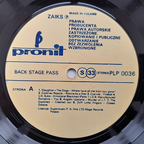 Various - Back-Stage Pass - Obrázek 3