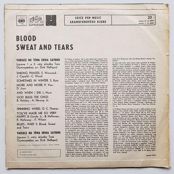 Blood Sweat & Tears - Blood Sweat & Tears - Obrázek 2