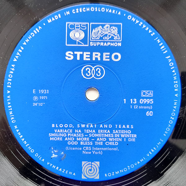 Blood Sweat & Tears - Blood Sweat & Tears - Obrázek 3