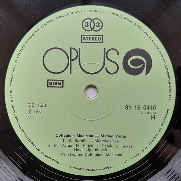 Marián Varga & Collegium Musicum - Marián Varga & Collegium Musicum - Obrázek 3