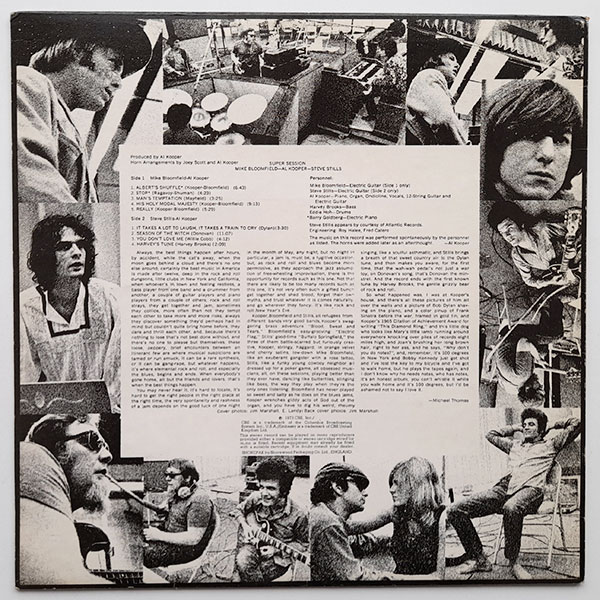 Mike Bloomfield / Al Kooper / Stephen Stills - Super Session - Obrázek 2