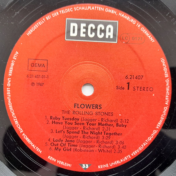 The Rolling Stones - Flowers - Obrázek 4