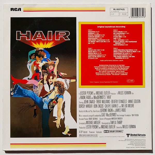 Galt MacDermot - Hair (Original Soundtrack Recording) - Obrázek 2