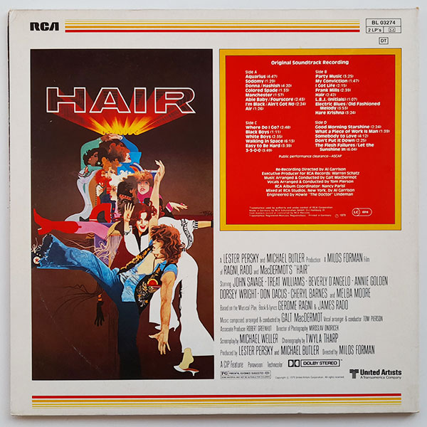 Galt MacDermot - Hair (Original Soundtrack Recording) - Obrázek 2