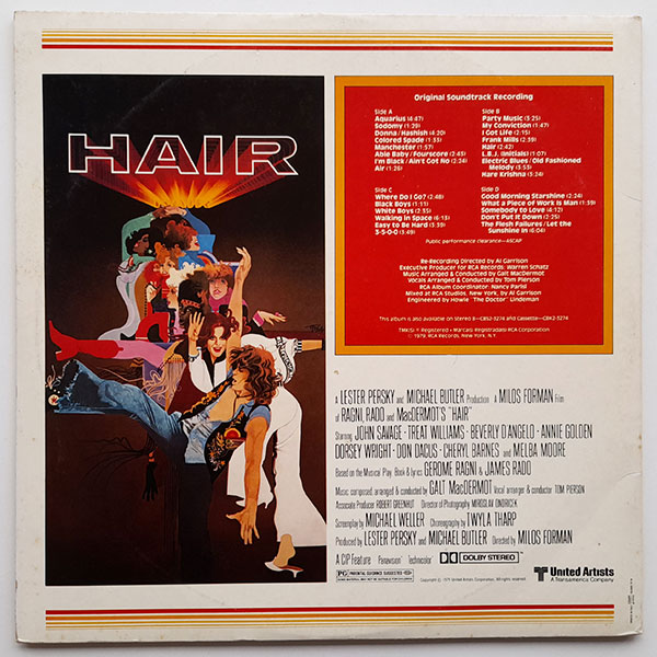 Galt MacDermot - Hair (Original Soundtrack Recording) - Obrázek 2
