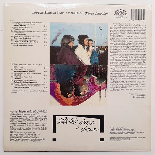 Jaroslav Samson Lenk, Vlasta Redl, Slávek Janoušek - Zůstali jsme doma - Obrázek 2