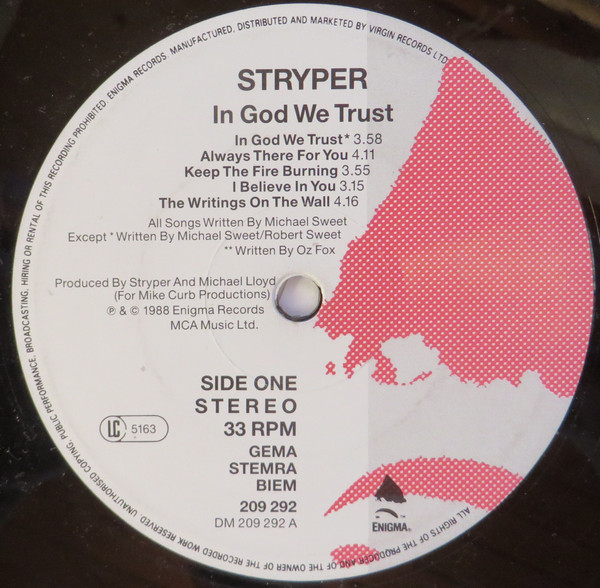 Stryper - In God We Trust - Obrázek 4