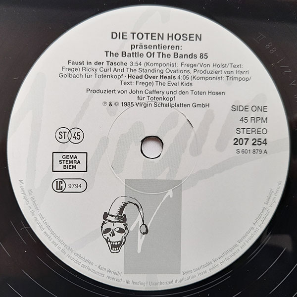 Die Toten Hosen - The Battle Of The Bands 85 - Obrázek 3