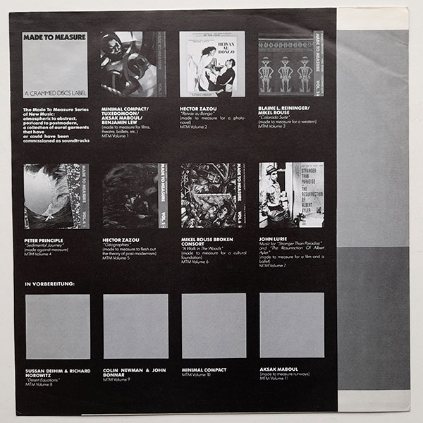 John Lurie - Stranger Than Paradise And The Resurrection Of Albert Ayler (Music From The Original Scores) - Obrázek 3