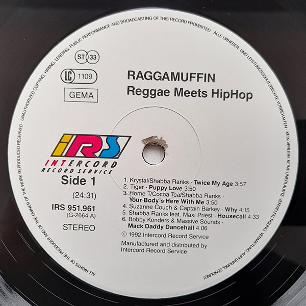 Various - Raggamuffin - Reggae Meets Hip-Hop - Obrázek 3