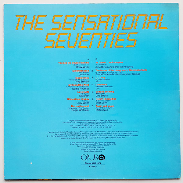 Various - The Sensational Seventies - Obrázek 2