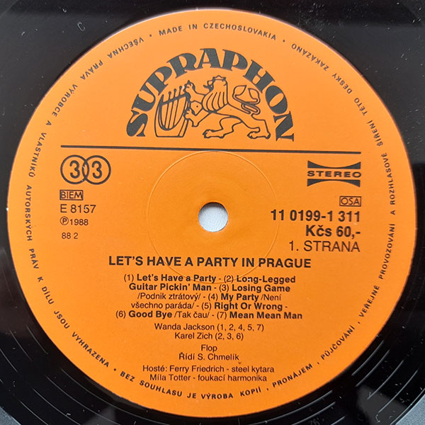 Wanda Jackson & Karel Zich - Let´sHave A Party in Prague - Obrázek 3