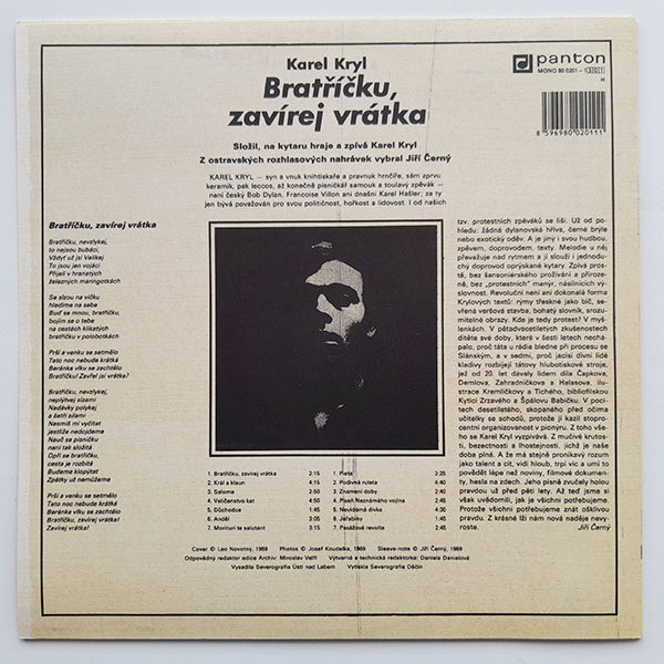 Karel Kryl - Bratříčku, zavírej vrátka - Obrázek 2