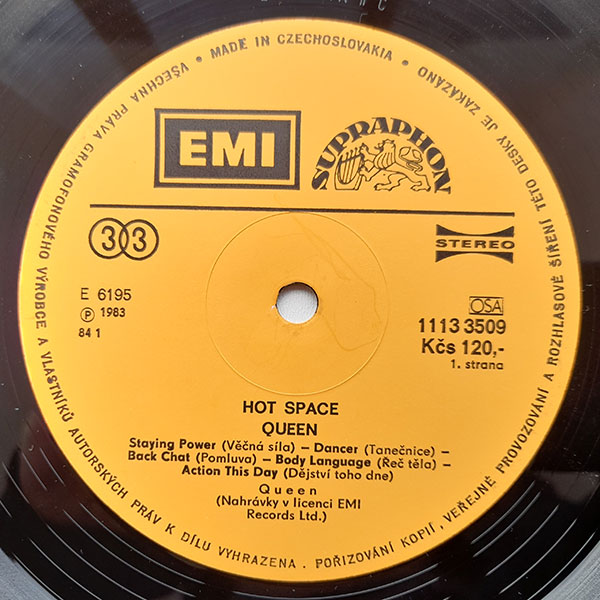 Queen - Hot Space - Obrázek 3
