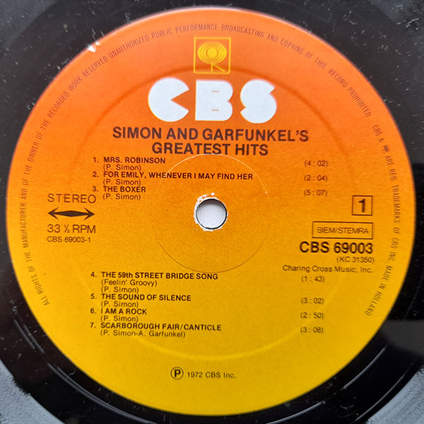 Simon & Garfunkel - Greatest Hits - Obrázek 3