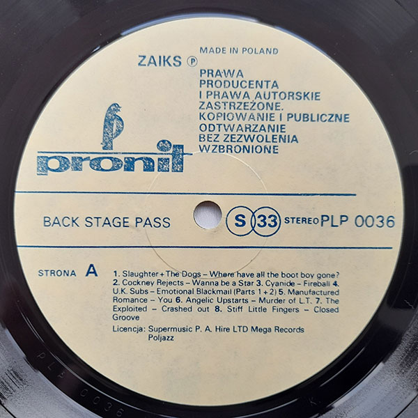 Various - Back-Stage Pass - Obrázek 3