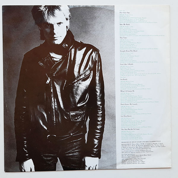 Bryan Adams - Cuts Like A Knife - Obrázek 3