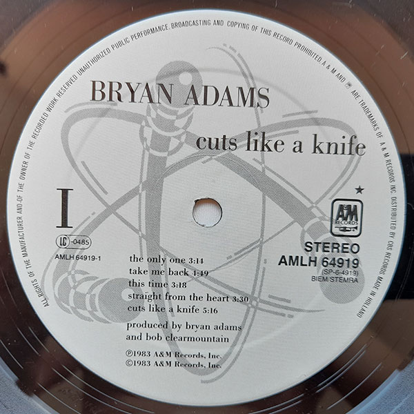 Bryan Adams - Cuts Like A Knife - Obrázek 4