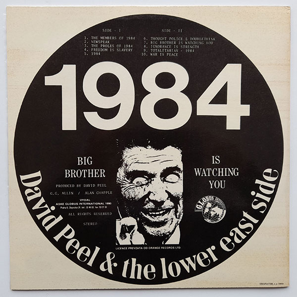 David Peel & The Lower East Side - 1984 - Obrázek 2