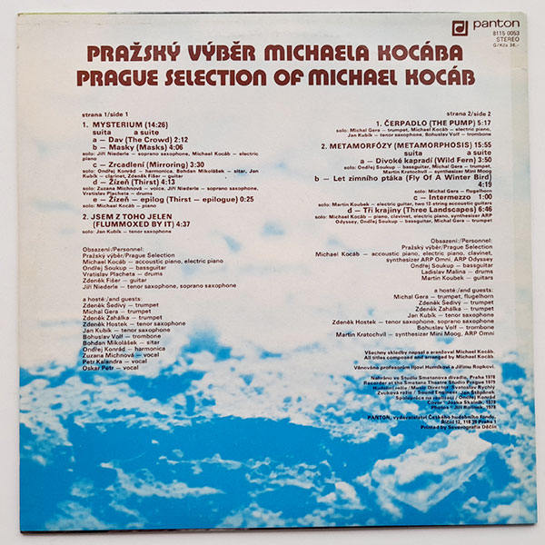 Pražský výběr Michaela Kocába - Žízeň (Thirst) - Obrázek 2