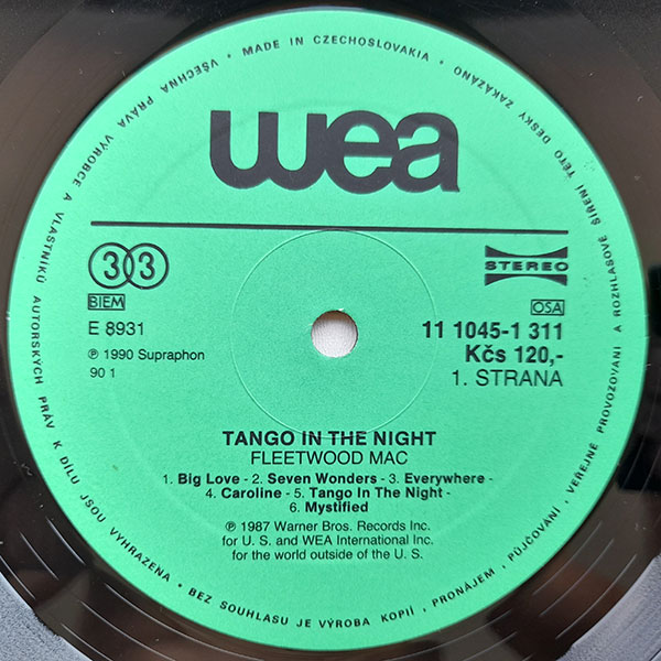 Fleetwood Mac - Tango in The Night - Obrázek 3