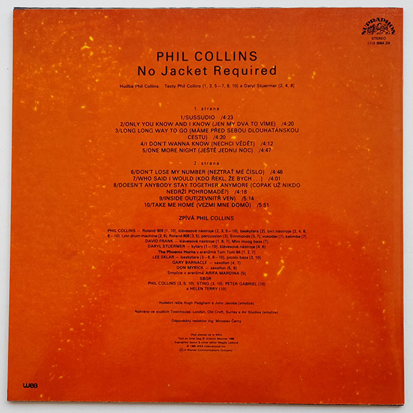 Phil Collins - No Jacket Required - Obrázek 2
