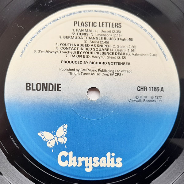 Blondie - Plastic Letters - Obrázek 3