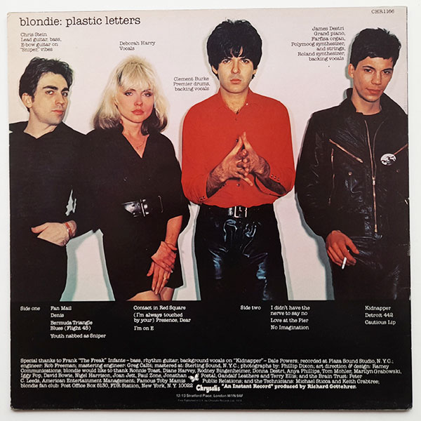 Blondie - Plastic Letters - Obrázek 2