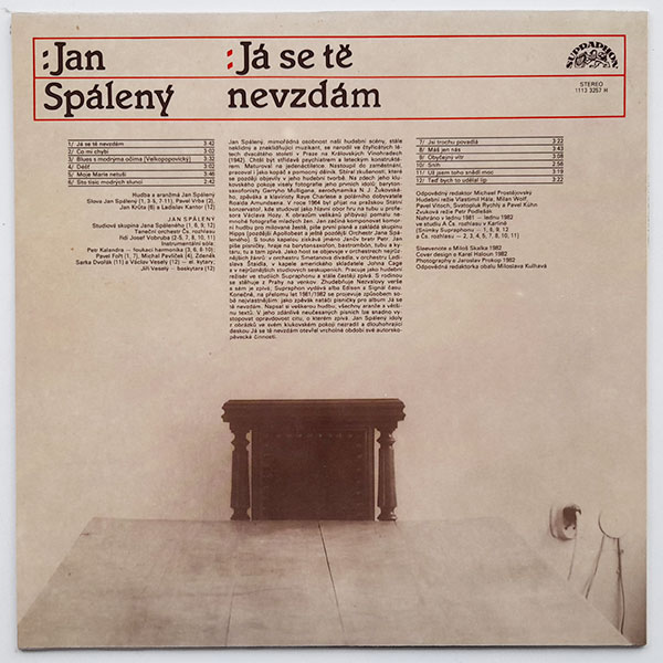 Jan Spálený - Já se tě nevzdám - Obrázek 2