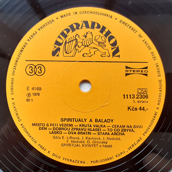 Spirituál Kvintet - Spirituály a balady - Obrázek 3