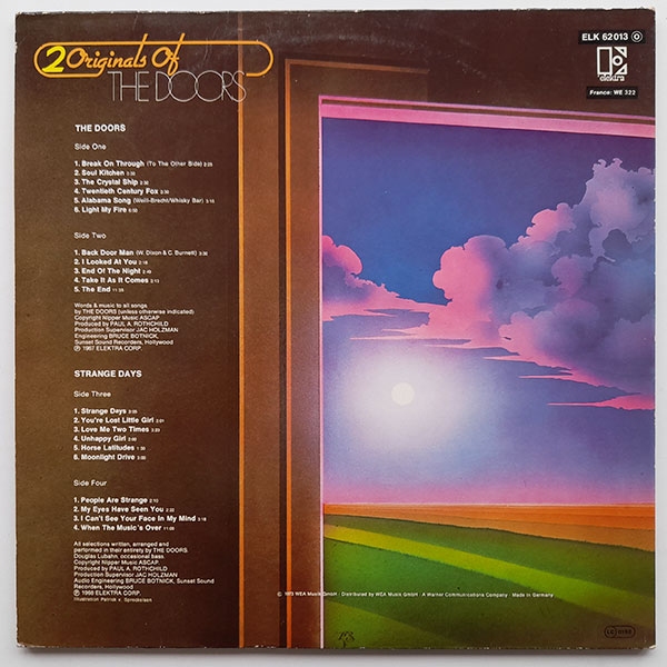 The Doors - 2 Originals Of The Doors - Obrázek 2