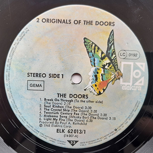 The Doors - 2 Originals Of The Doors - Obrázek 5