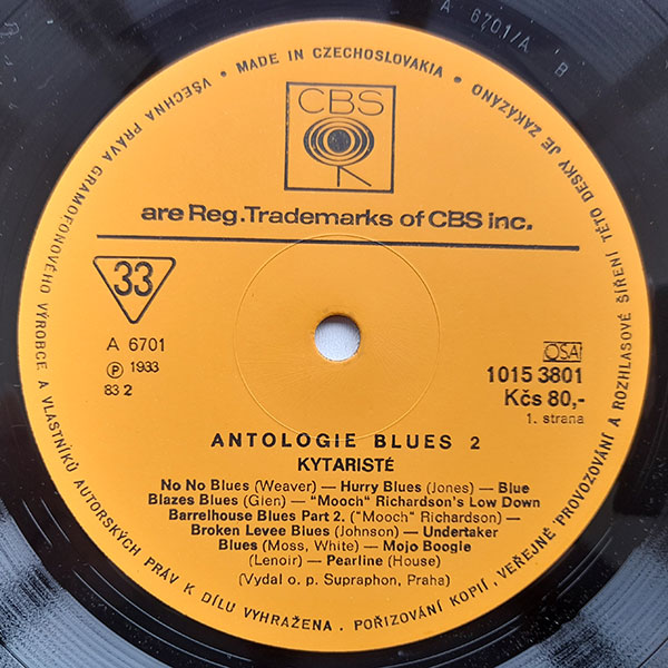 Various / Paul Oliver - Antologie Blues 2 - Obrázek 4