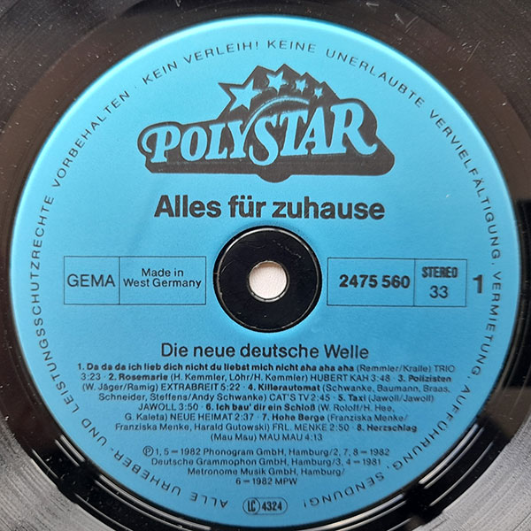 Various - Alles Für Zuhause (Die Neue Deutsche Welle) - Obrázek 3