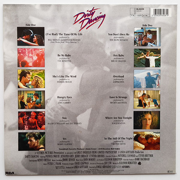 Various - Dirty Dancing (Original Soundtrack From The Vestron Motion Picture) - Obrázek 2