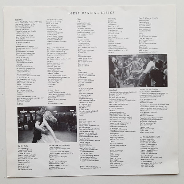 Various - Dirty Dancing (Original Soundtrack From The Vestron Motion Picture) - Obrázek 2