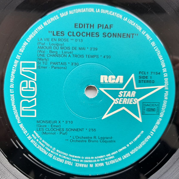 Edith Piaf - Les Cloches Sonnent - Obrázek 3