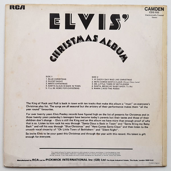 Elvis Presley - Elvis' Christmas Album - Obrázek 2