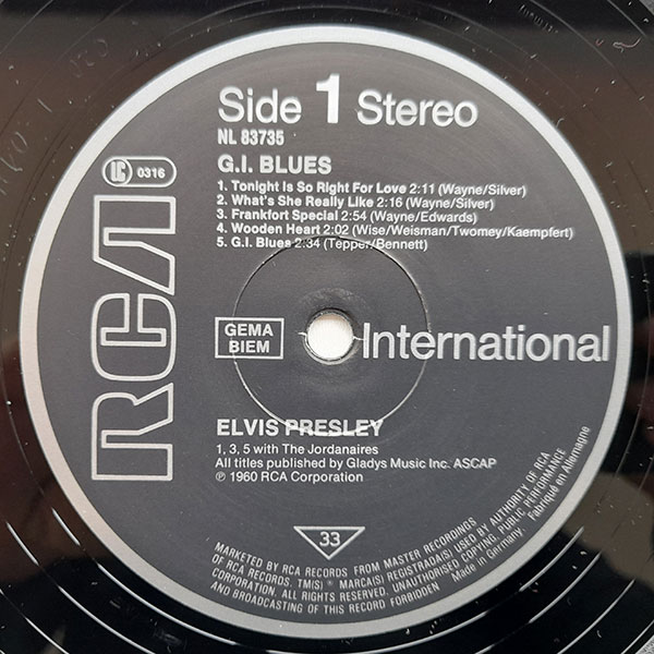 Elvis Presley - G.I. Blues - Obrázek 3