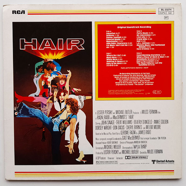 Galt MacDermot - Hair (Original Soundtrack Recording) - Obrázek 2