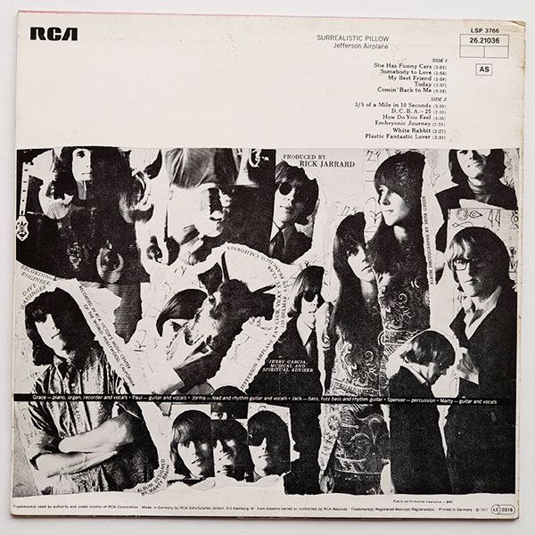 Jefferson Airplane - Surrealistic Pillow - Obrázek 2