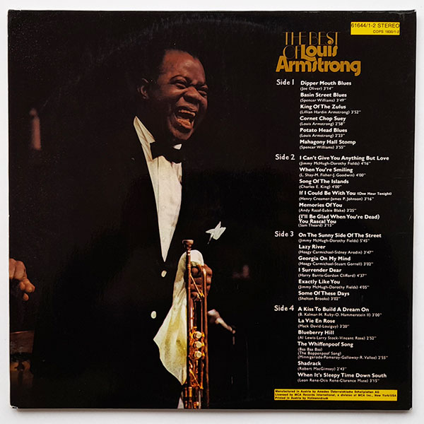 Louis Armstrong - The Best Of Louis Armstrong - Obrázek 2
