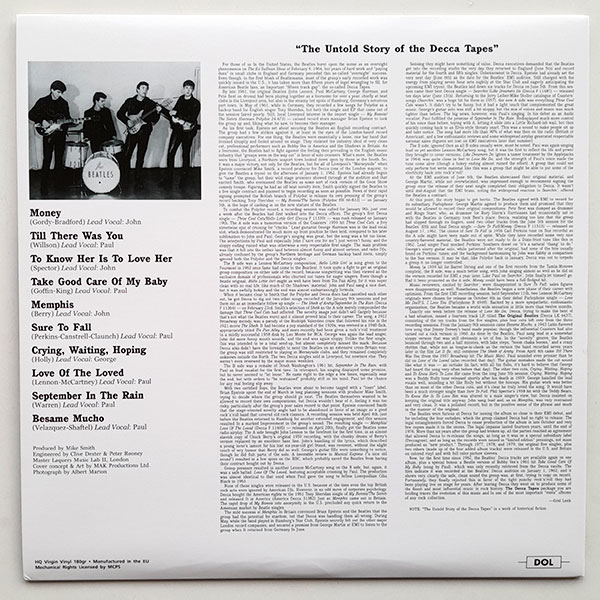 The Beatles - The Decca Tapes - Obrázek 4