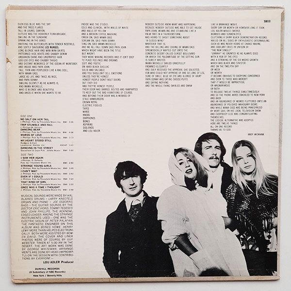 The Mamas & The Papas - The Mamas & The Papas - Obrázek 2