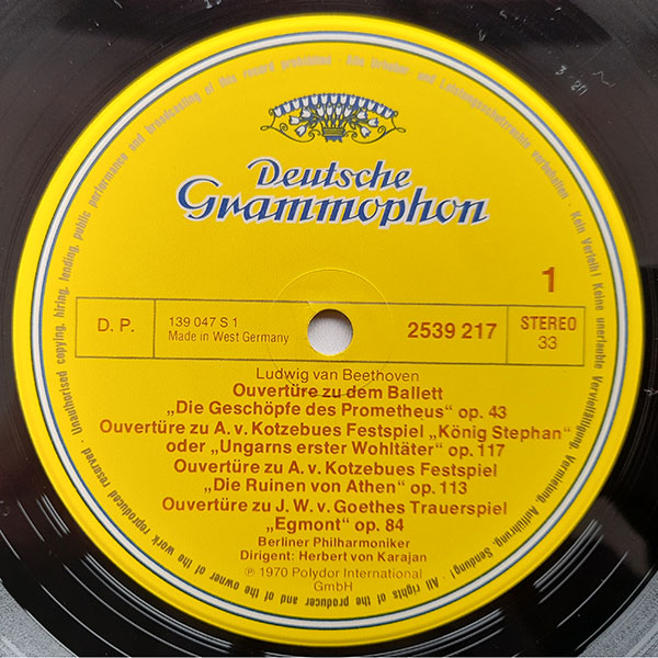 Ludwig van Beethoven, Berliner Philharmoniker, Herbert von Karajan - Ouvertüren - Overtures - Obrázek 4