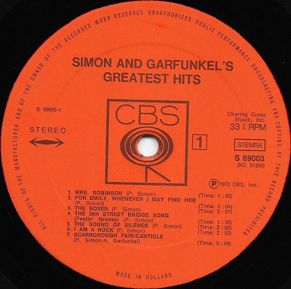 Simon & Garfunkel - Greatest Hits - Obrázek 3