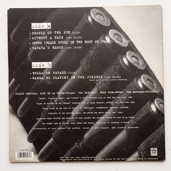 Rage Against The Machine - People Of The Sun EP - Obrázek 2