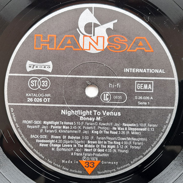 Boney M. - Nightflight To Venus - Obrázek 4