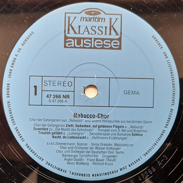 Various - Chor Der Gefangenen Aus Nabucco Und Andere Höhepunkte Aus Berühmten Opern - Obrázek 3